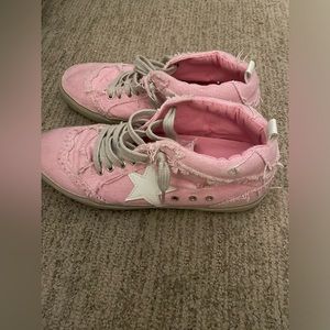 Shu Shop Pink Hightop Sneakers